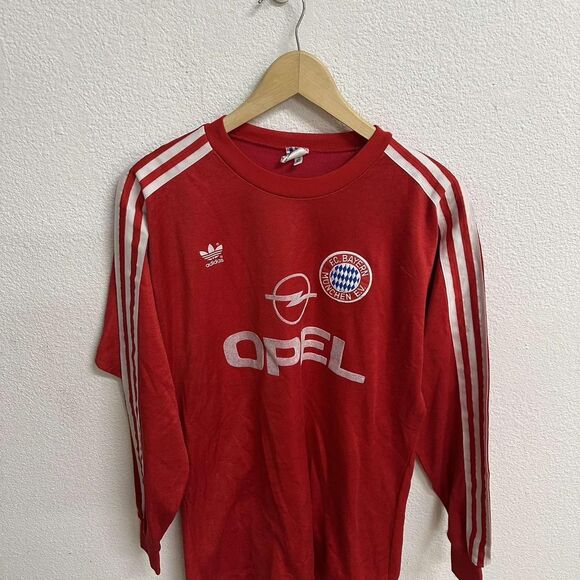 adidas Other - 80’s Rare Red Adidas Bayern Munich vintage football shirt footbal